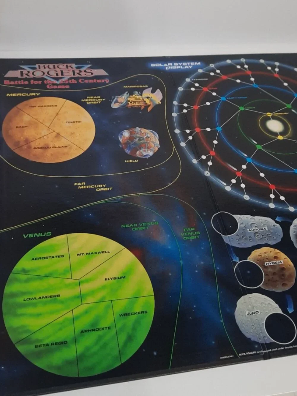 1988 Buck Rogers Battle for the 25th Century Board Game TSR Missing 2 Battlers